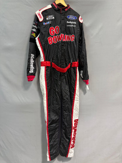 Aric Almirola #10 Go Bowling Nascar Crew Firesuit C-48 W-36 L-32
