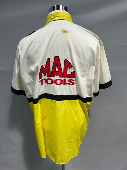 Dale Jarrett #32 Mac Tools Nascar Pit Crew Shirt Size XL
