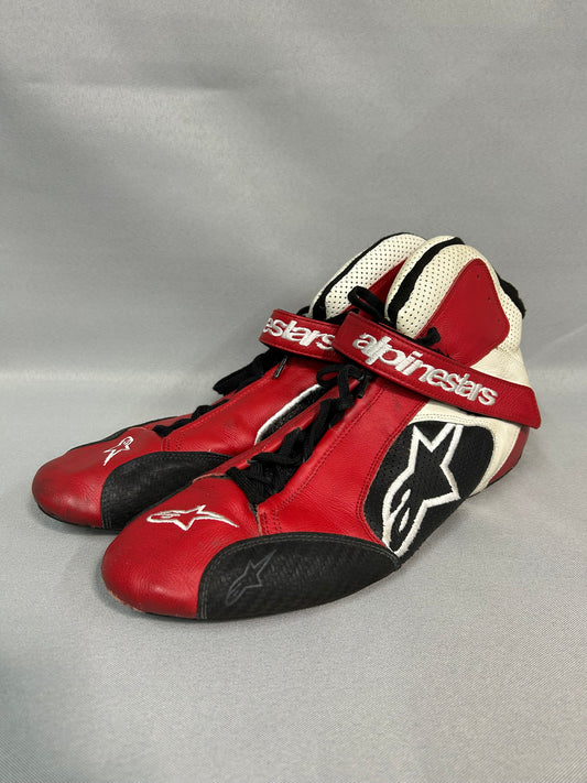Aric Almirola #10 2022 Autographed Go Bowling Nascar Driver Shoes