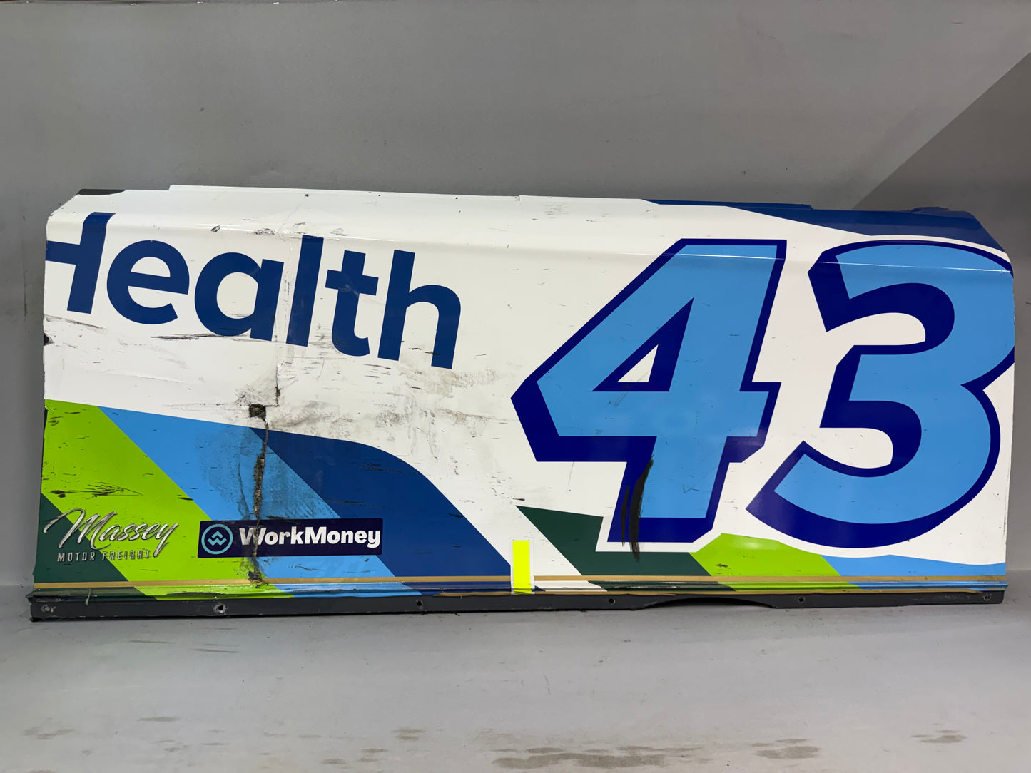 Erik Jones #43 2026 Bristol 1 Advent Health Nascar Door Panel