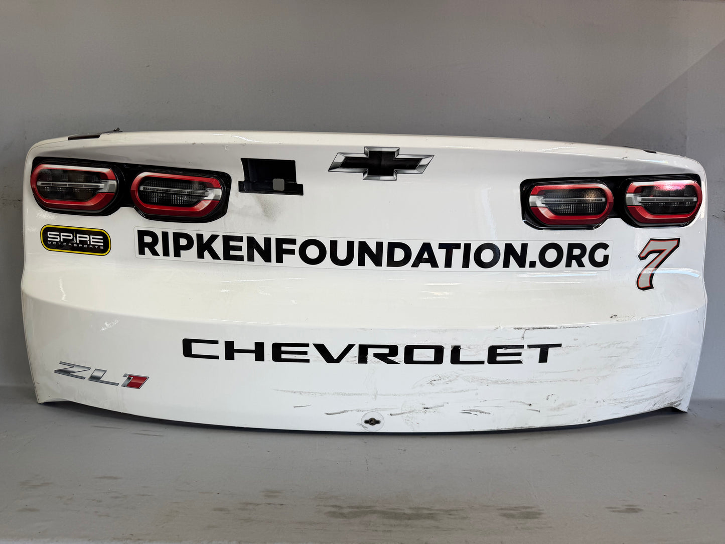 Daniel Suarez #7 2026 Watkins Glen Cal Ripken Foundation Nascar Rear Bumper