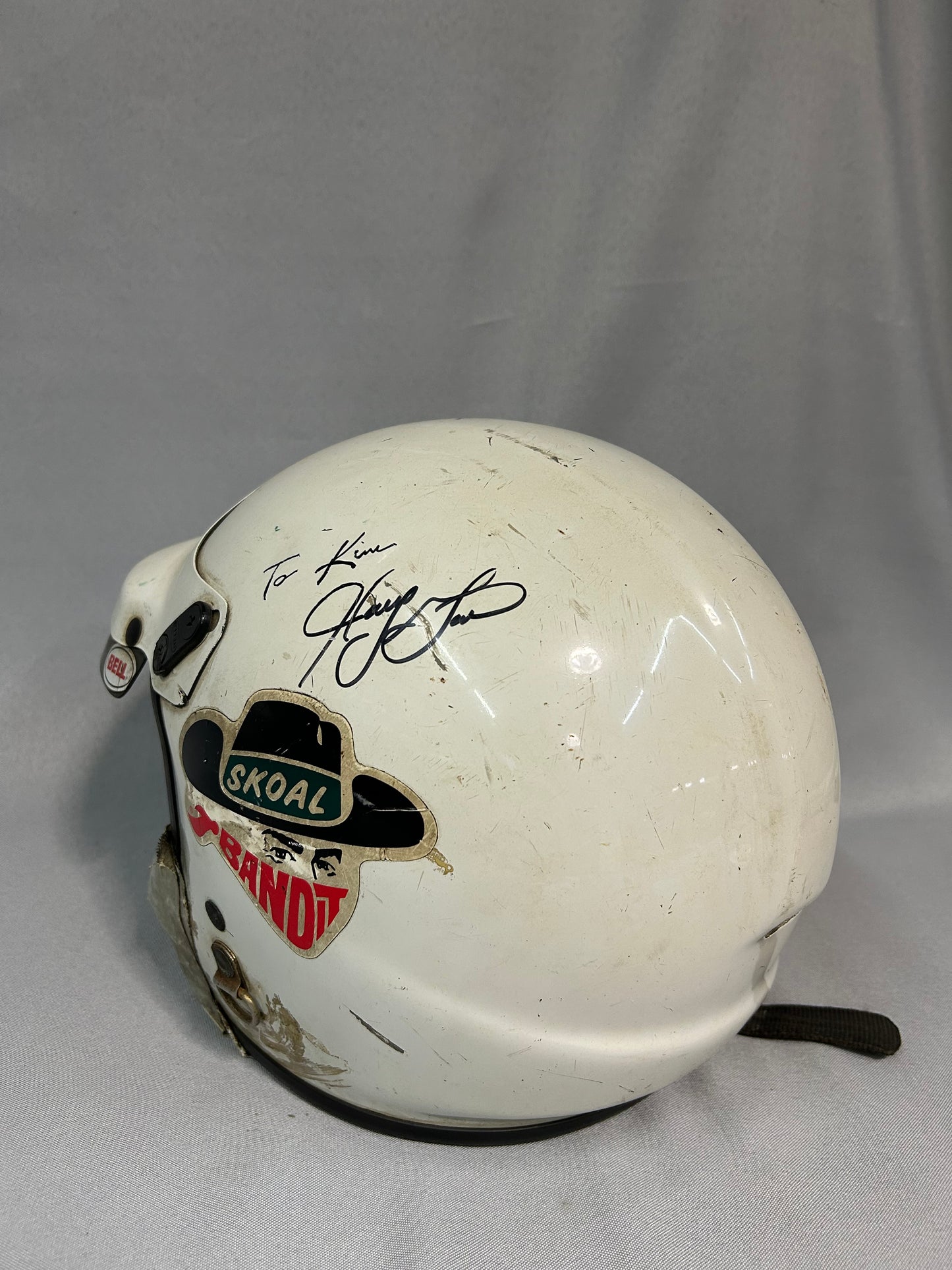 Harry Gant #33 Skoal Bandit Nascar Autographed Driver Helmet