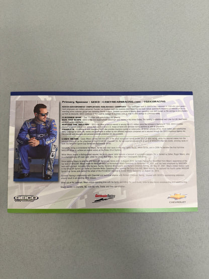 Casey Mears #13 2015 Geico Nascar Hero Card