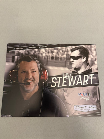 Tony Stewart Mobil 1 Racing Nascar Hero Card