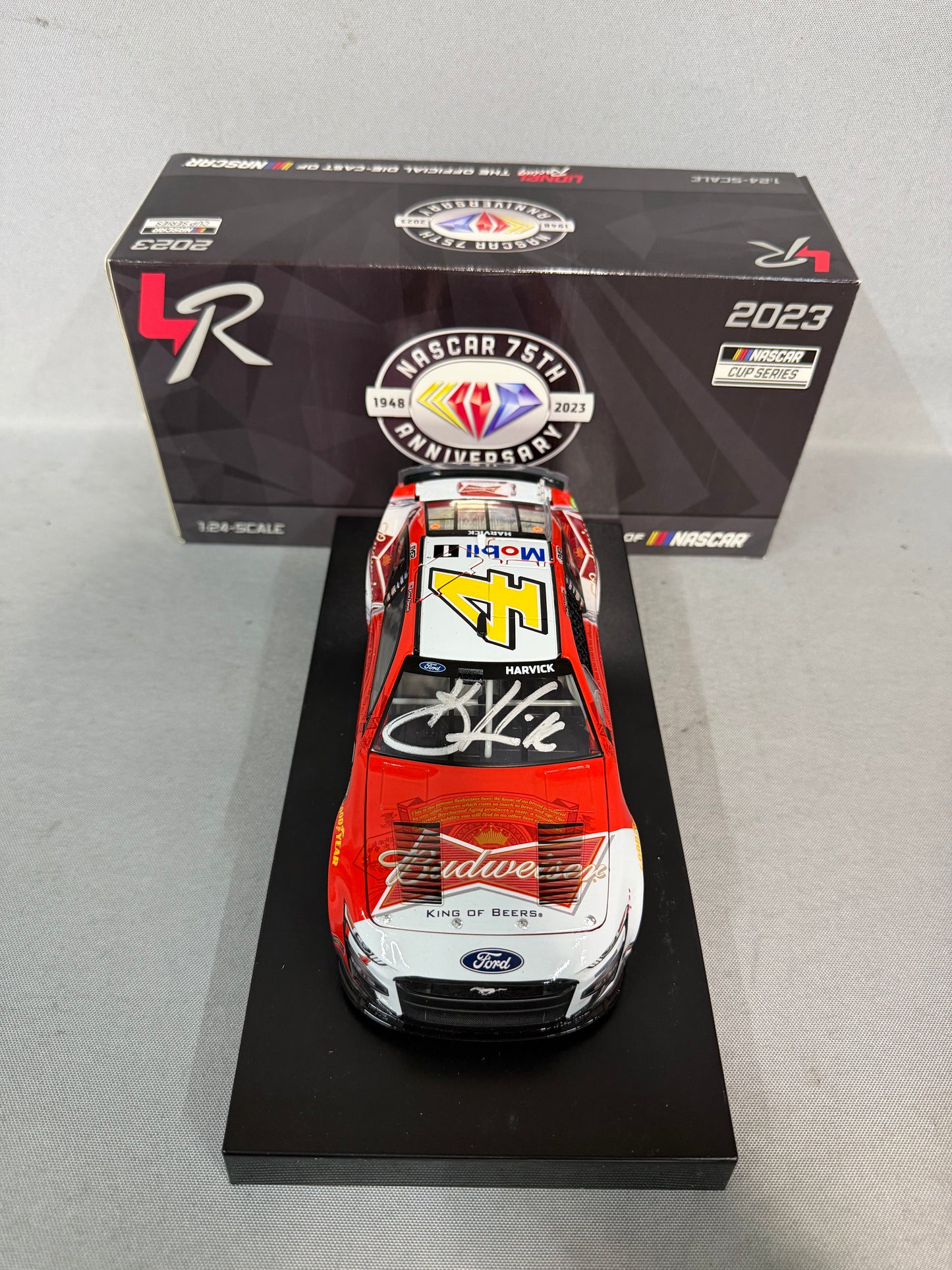Kevin Harvick #4 2023 Budweiser Nascar Autographed Diecast