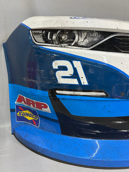 Austin Hill #21 2025 Texas Bennett Transportation Nascar Front Nose
