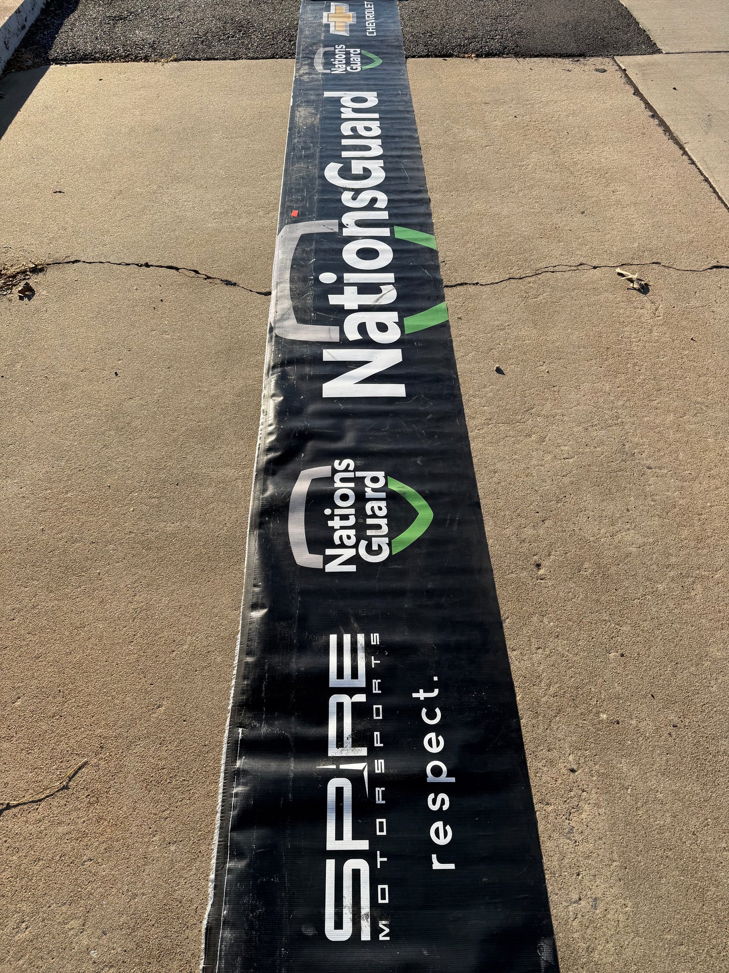 Justin Haley #7 2025 Nations Guard Nascar Pit Wall Banner