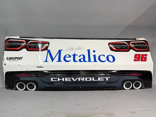 Anthony Alfredo #96 2026 Watkins Glen Metalico Nascar Autographed Rear Bumper