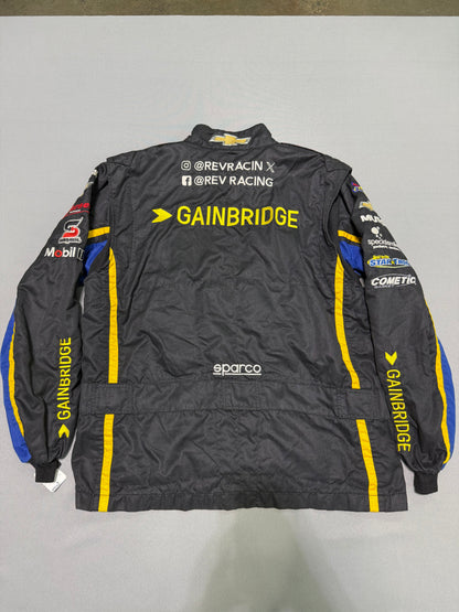 Nick Sanchez #2 2024 Gainbridge Nascar 2 Piece Crew Firesuit C-48 W-34 L-31