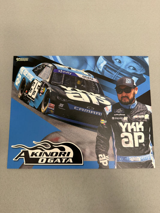Akinori Ogato #35 YKKAP Nascar Hero Card