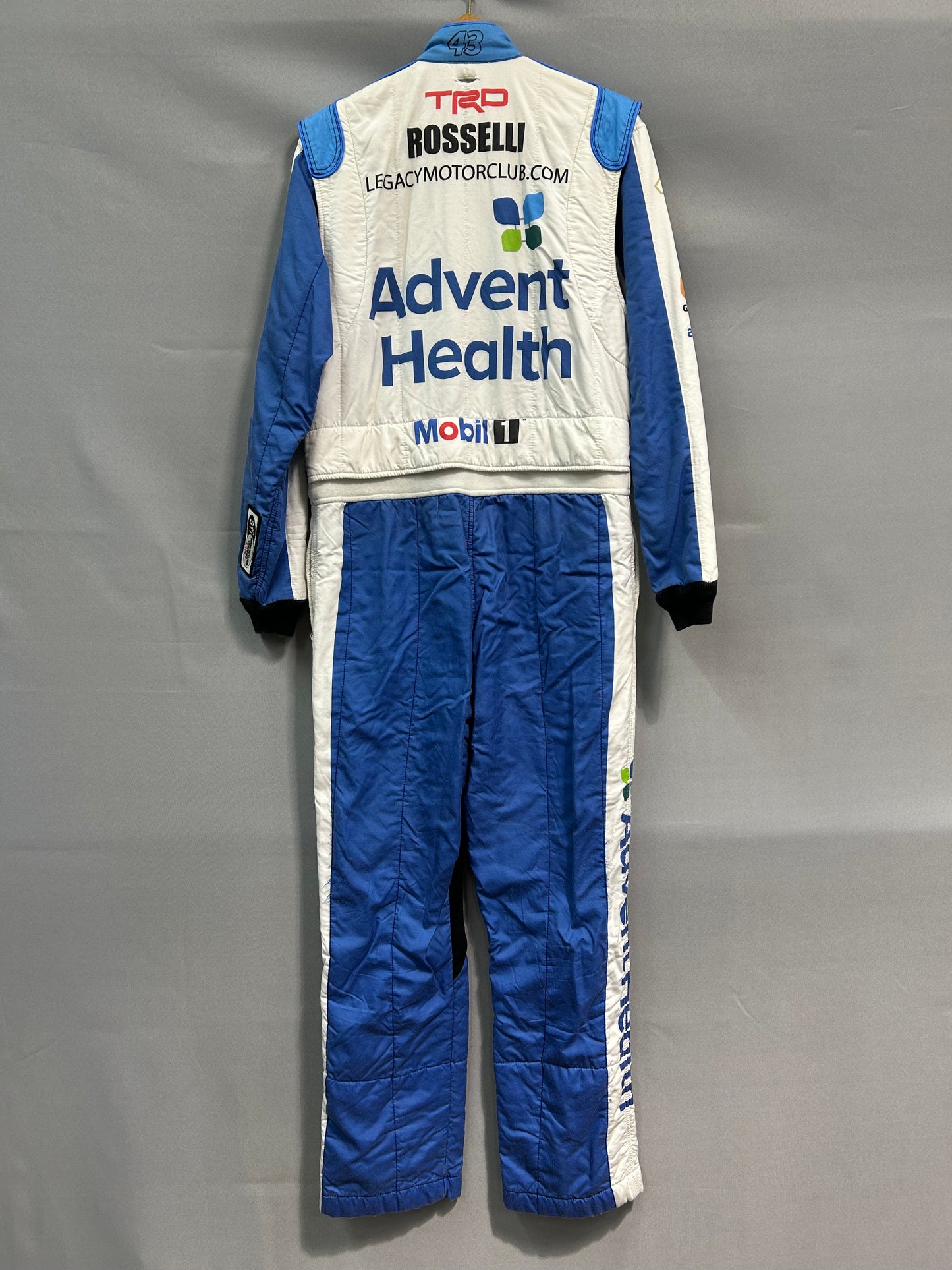 Erik Jones #43 2024 Advent Health Nascar Crew Firesuit C-46 W-38 L-30