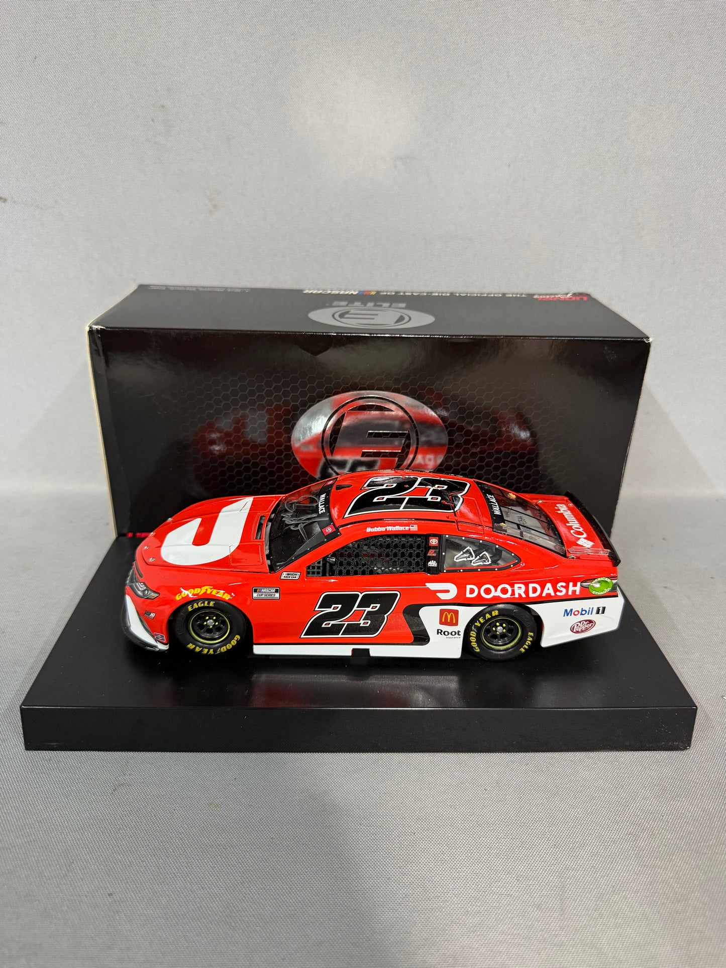 Bubba Wallace #23 2021 DoorDash Elite Nascar Autographed Diecast