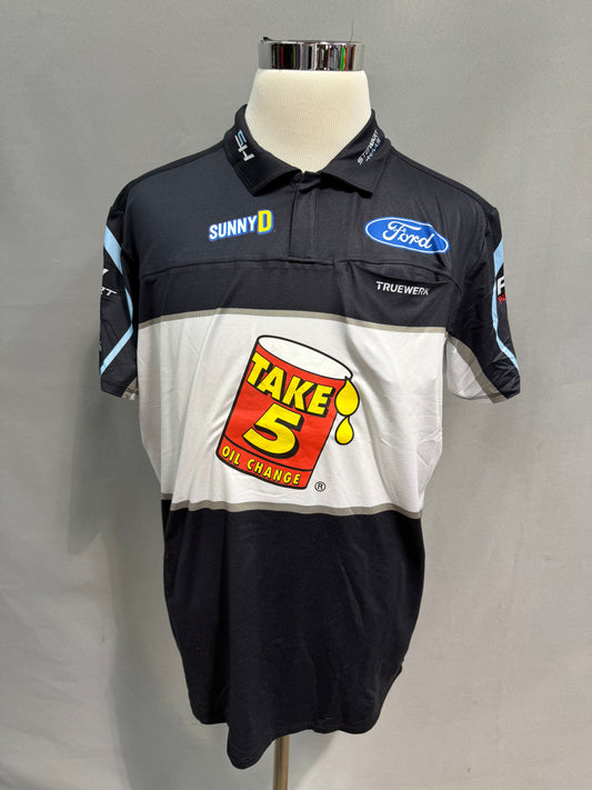 Josh Berry #4 2024 Mobil 1 Take 5 Nascar Crew Shirt Size XL Tall