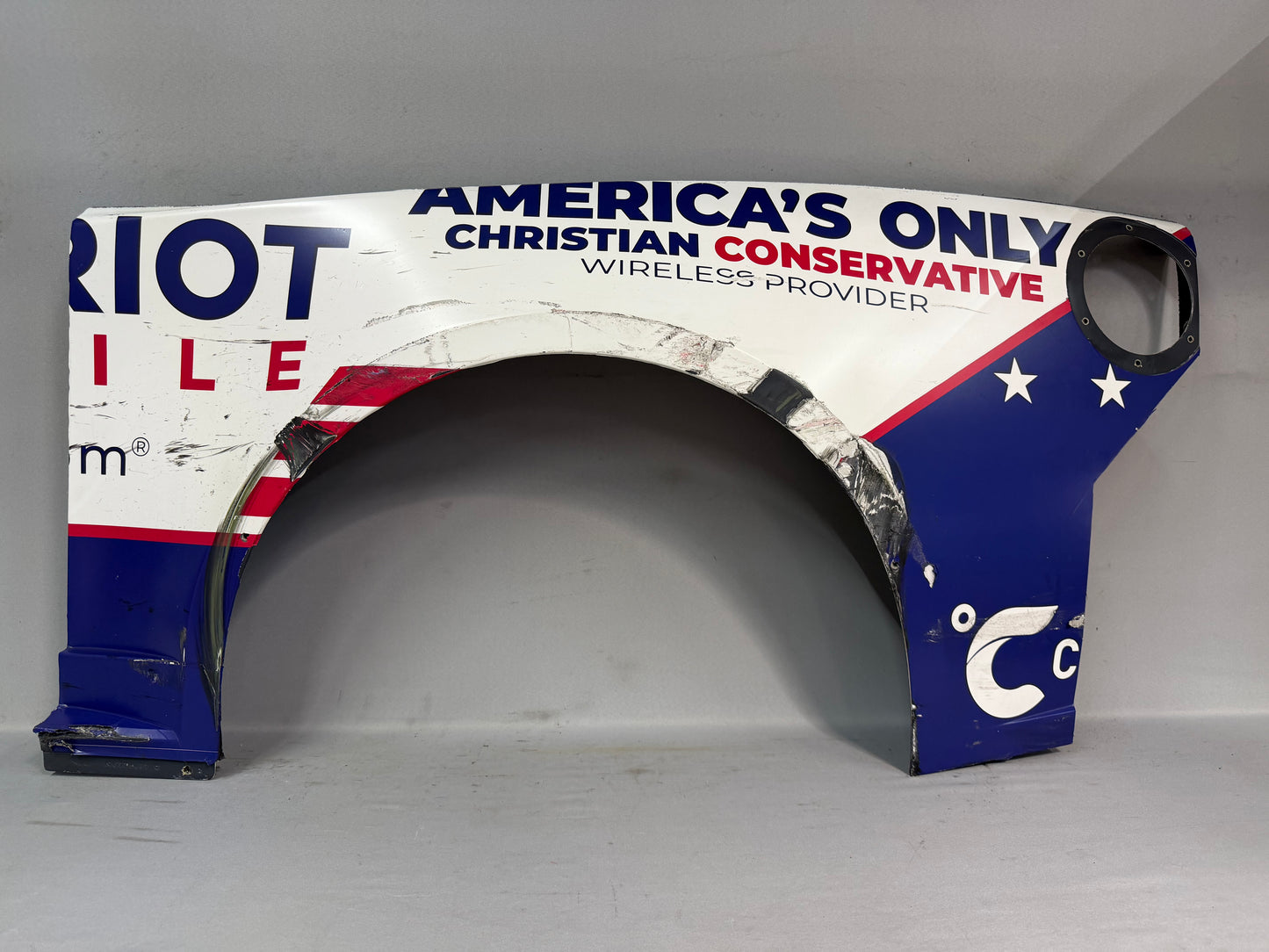 Ty Dillon #10 2026 COTA Patriot Mobile Nascar Quarter Panel