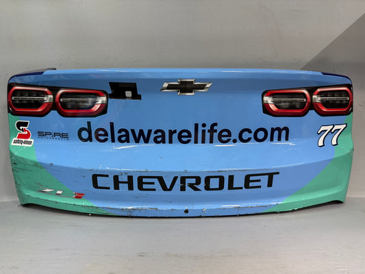 Carson Hocevar #77 2025 Bristol Delaware Life Nascar Rear Bumper