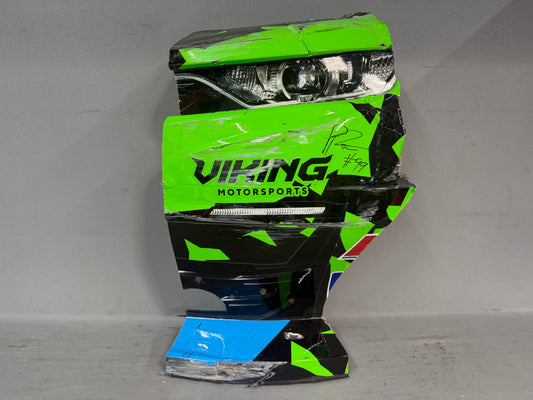 Parker Retzlaff #99 2026 Dover Funkaway Nascar Autographed Nose Corner