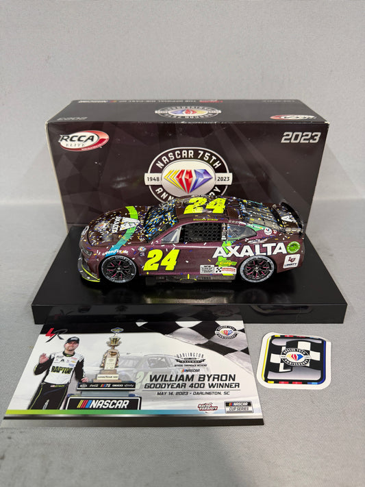 William Byron #24 2023 Darlington Win Axalta Throwback Elite Nascar Diecast