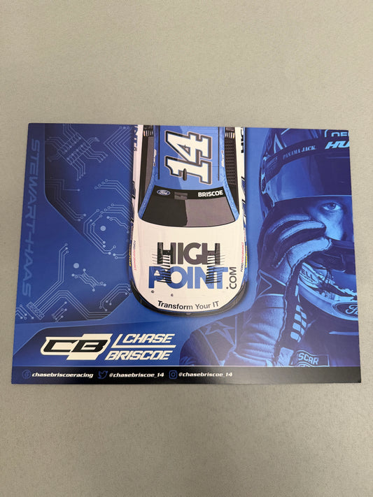 Chase Briscoe #14 2024 Highpoint Nascar Hero Card