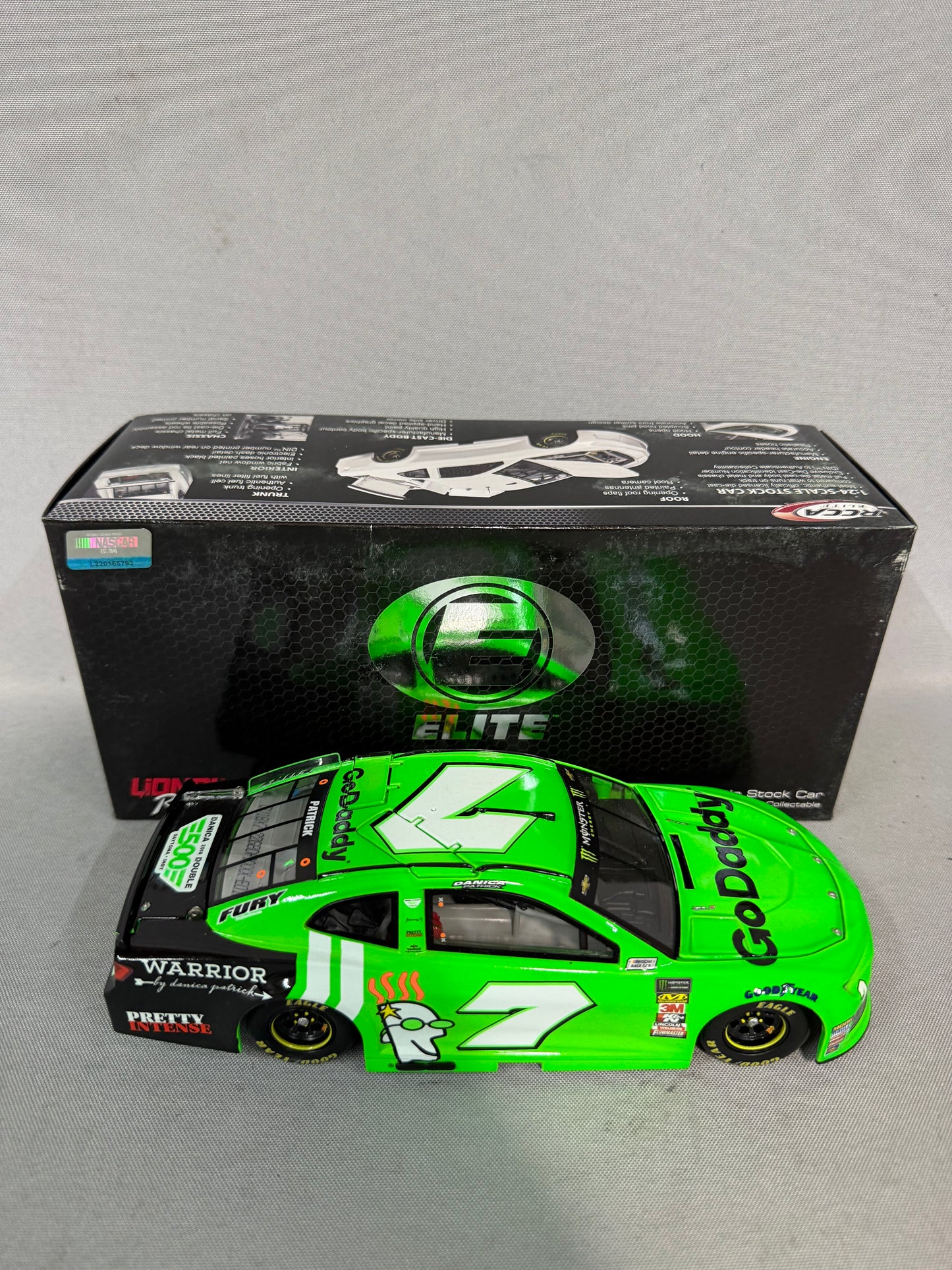 Danica Patrick #7 2018 Go Daddy Elite Nascar Diecast