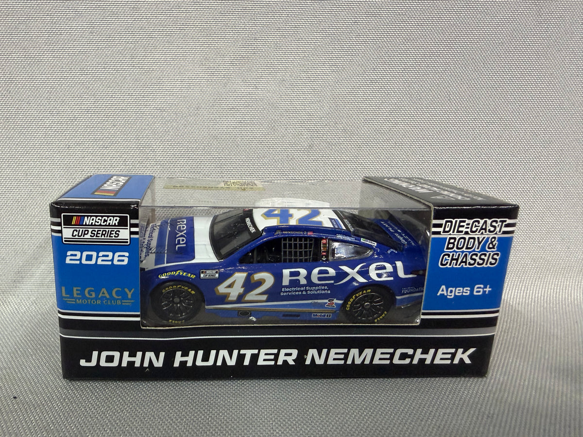 John Hunter Nemechek #42 2026 Rexel Nascar 1/64 Diecast