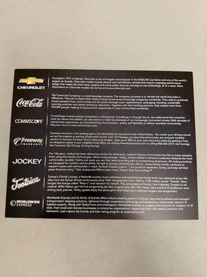 Daniel Suarez #99 Trackhouse Racing Nascar Hero Card