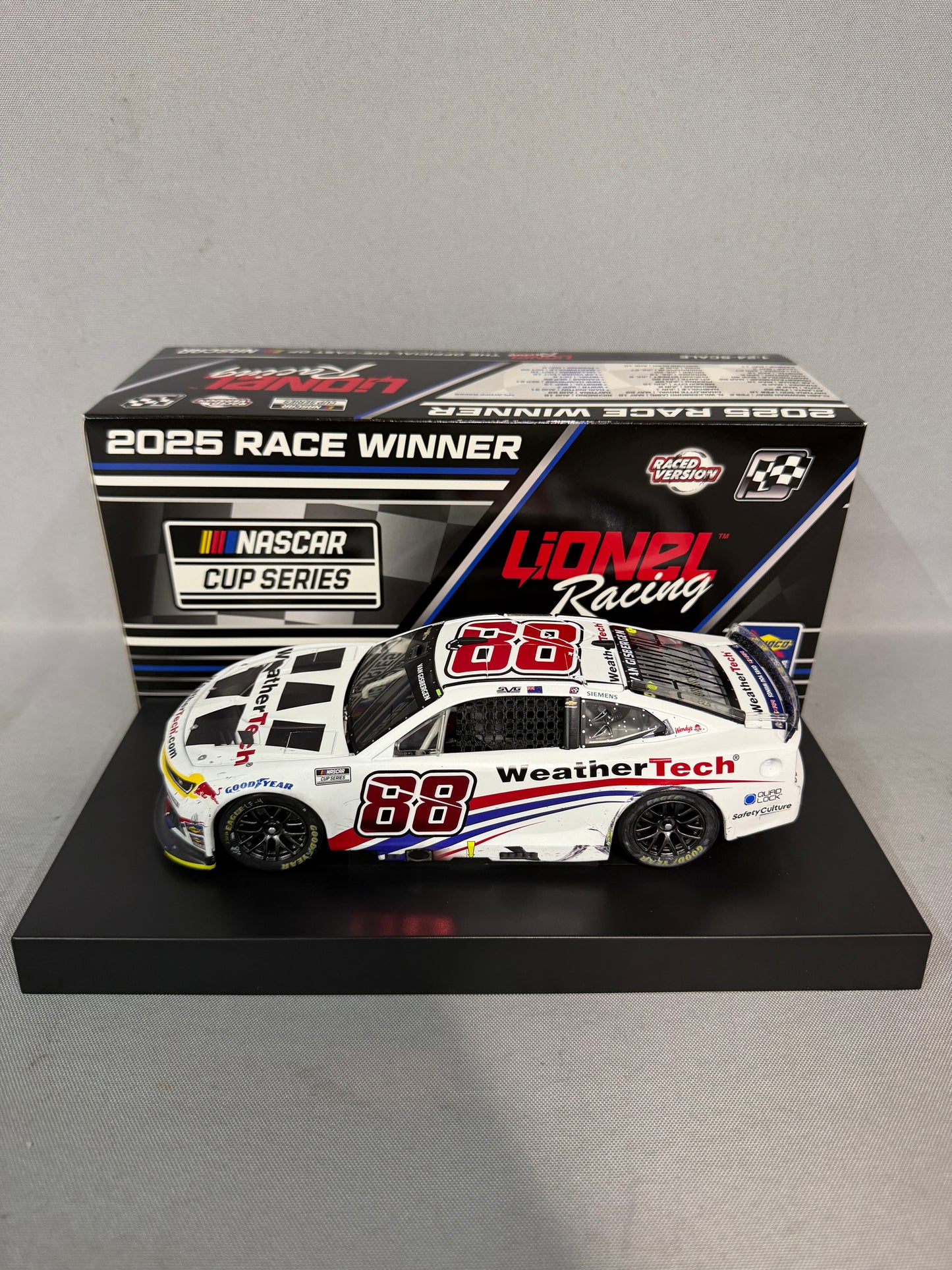 Shane Van Gisbergen #88 2025 Chicago Win Weathertech Nascar Diecast