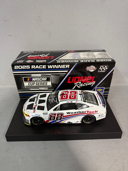 Shane Van Gisbergen #88 2025 Chicago Win Weathertech Nascar Autographed Diecast