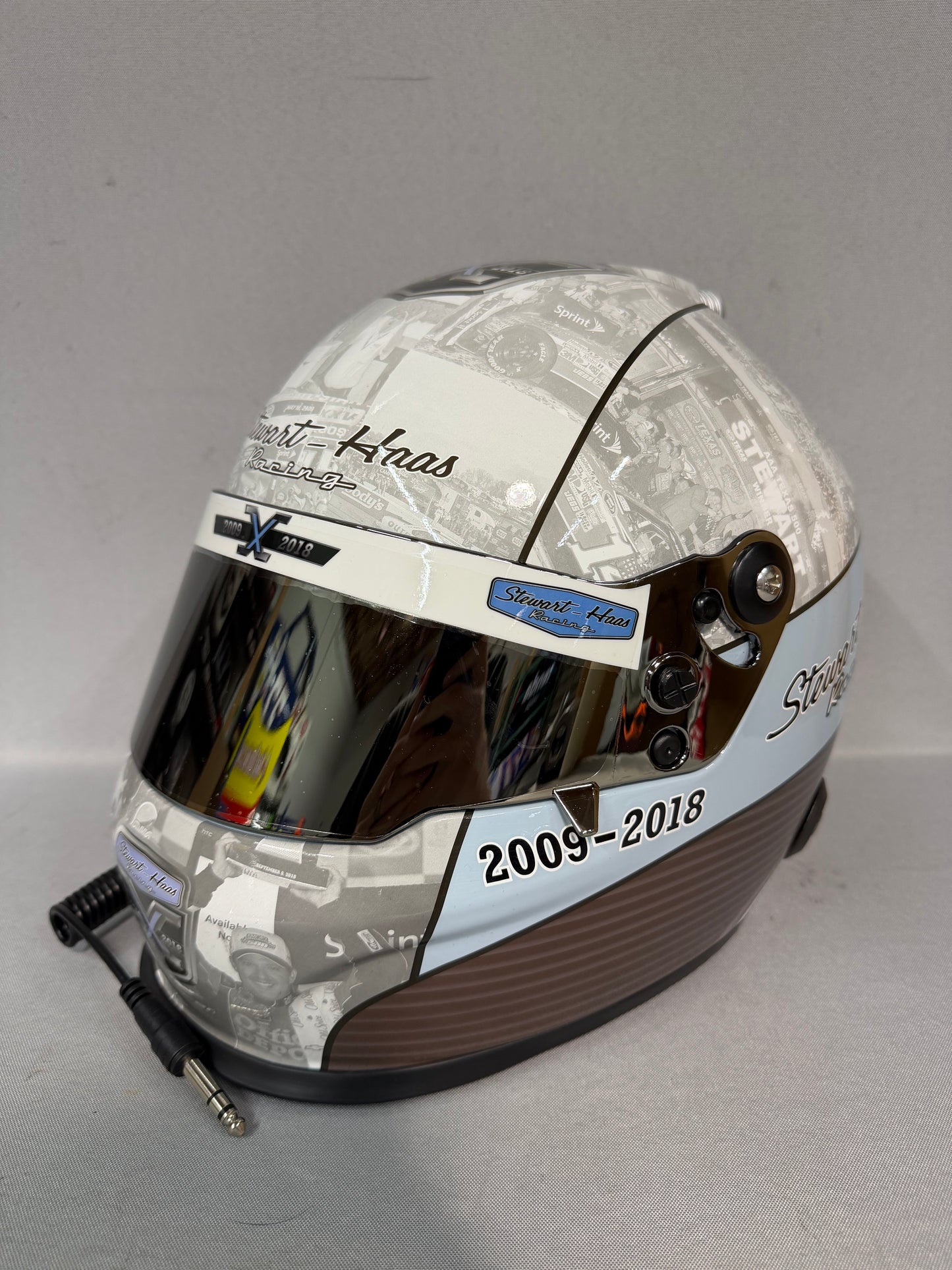 Stewart Haas Racing 2018 10th Anniversary Nascar Replica Helmet