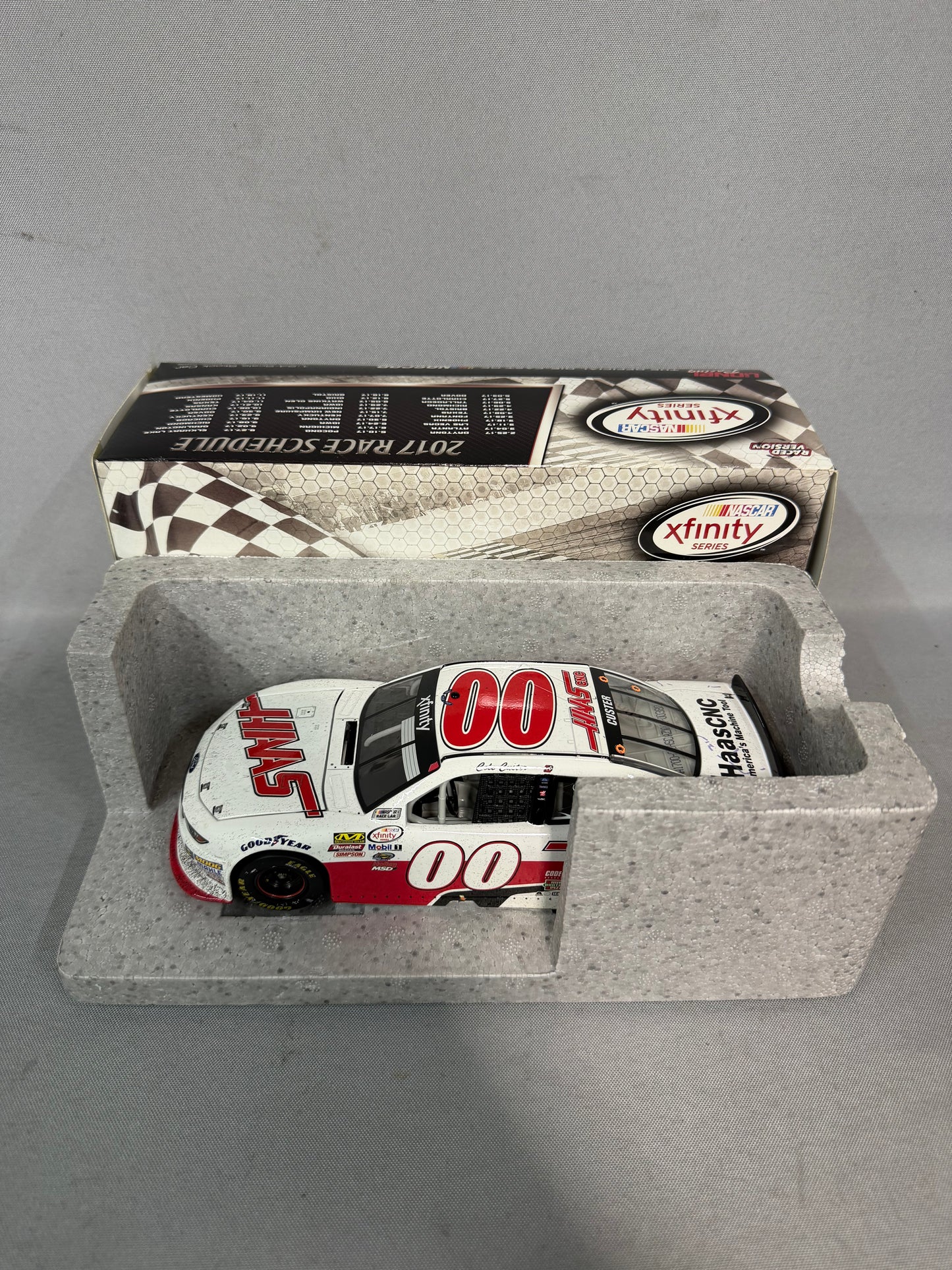 Cole Custer #00 Homestead Miami Win Haas Automation Nascar Autographed Diecast