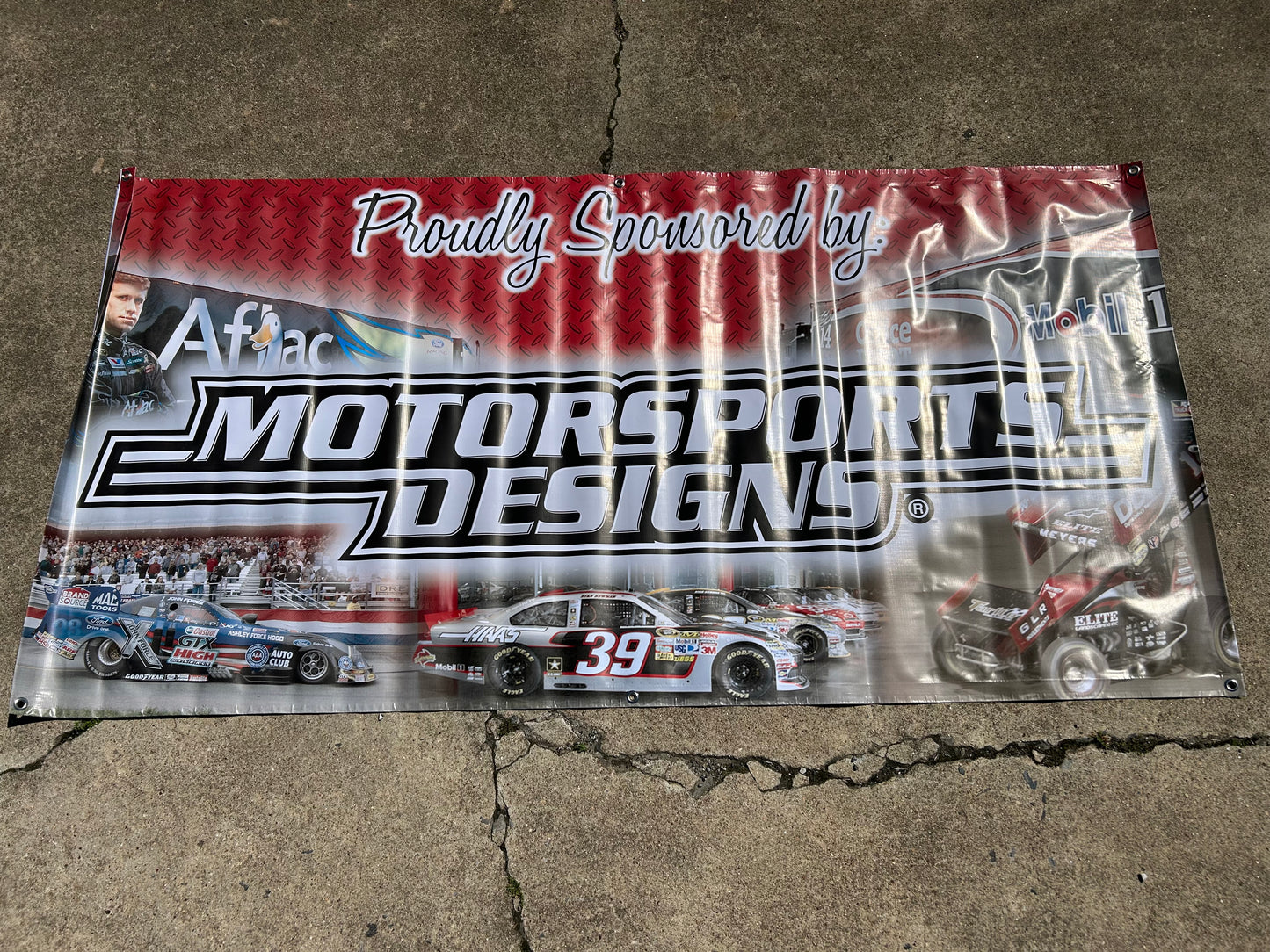 Motorsports Designs Team Issued Nascar Banner