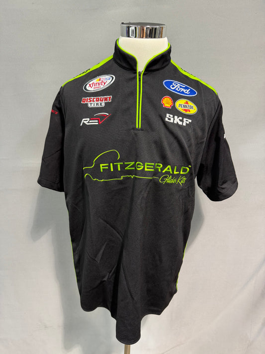 Ryan Blaney #22 2017 Fitzgerald Nascar Crew Shirt Size Large