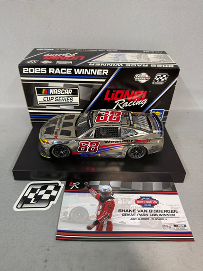 Shane Van Gisbergen #88 2025 Chicago Win Weathertech Color Chrome Nascar Diecast