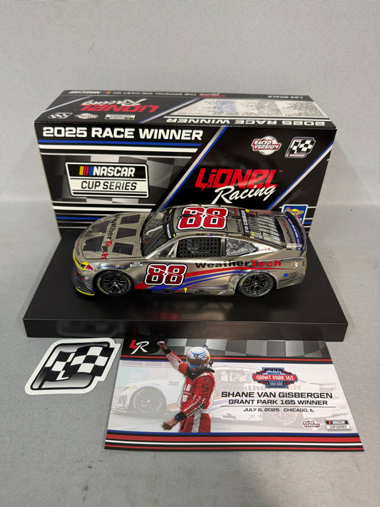 Shane Van Gisbergen #88 2025 Chicago Win Weathertech Color Chrome Nascar Diecast