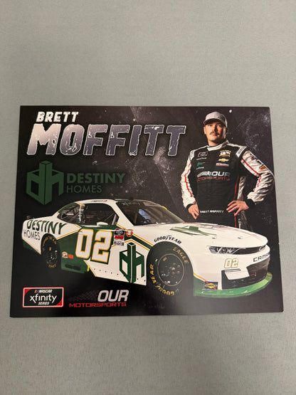 Brett Moffitt #02 2021 Destiny Homes Nascar Hero Card