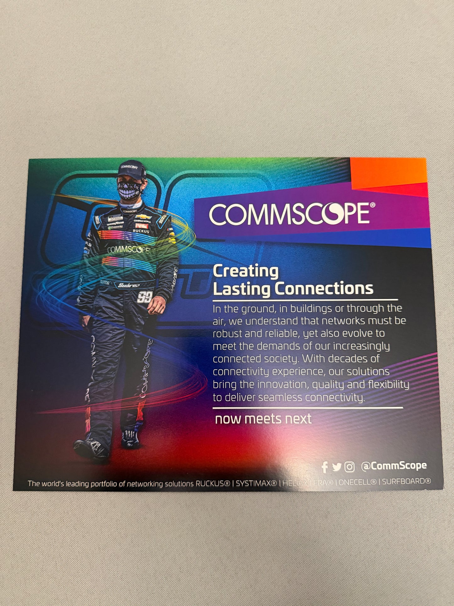 Daniel Suarez #99 2021 Commscope Nascar Hero Card