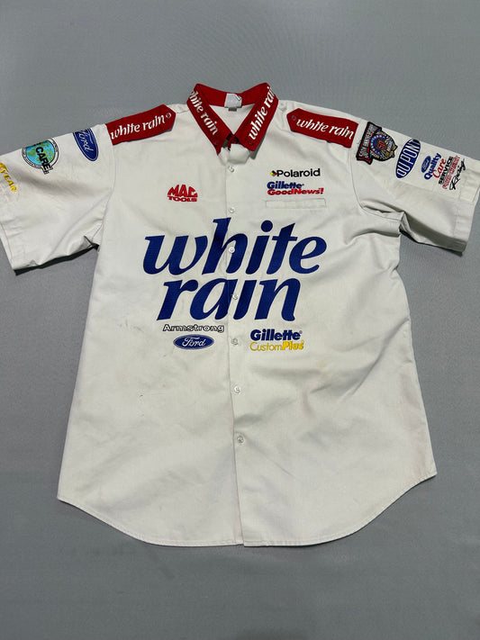 Dale Jarrett #32 1998 White Rain Nascar Crew Shirt and Pants