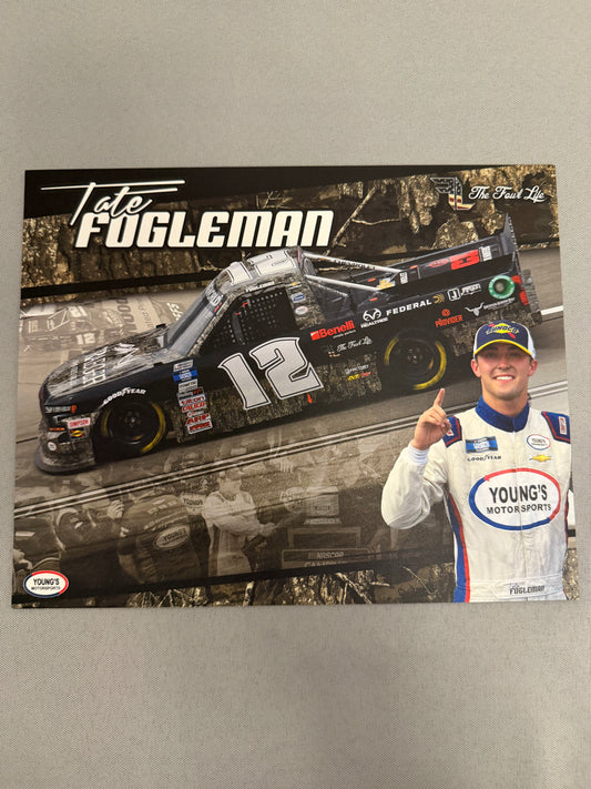 Tate Fogleman #12 2021 The Fowl Life Nascar Hero Card