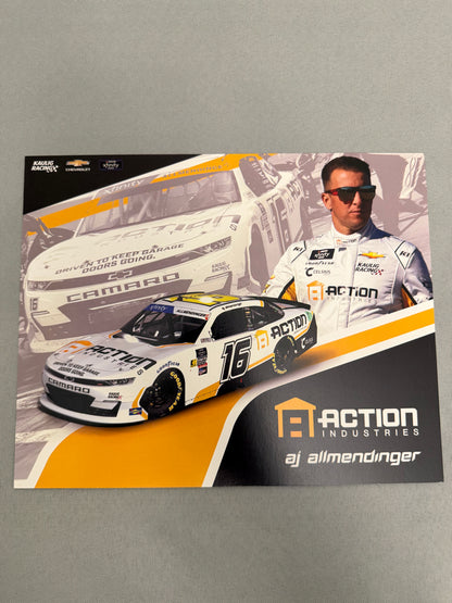 AJ Allmendinger #16 2024 Action Industries Nascar Hero Card