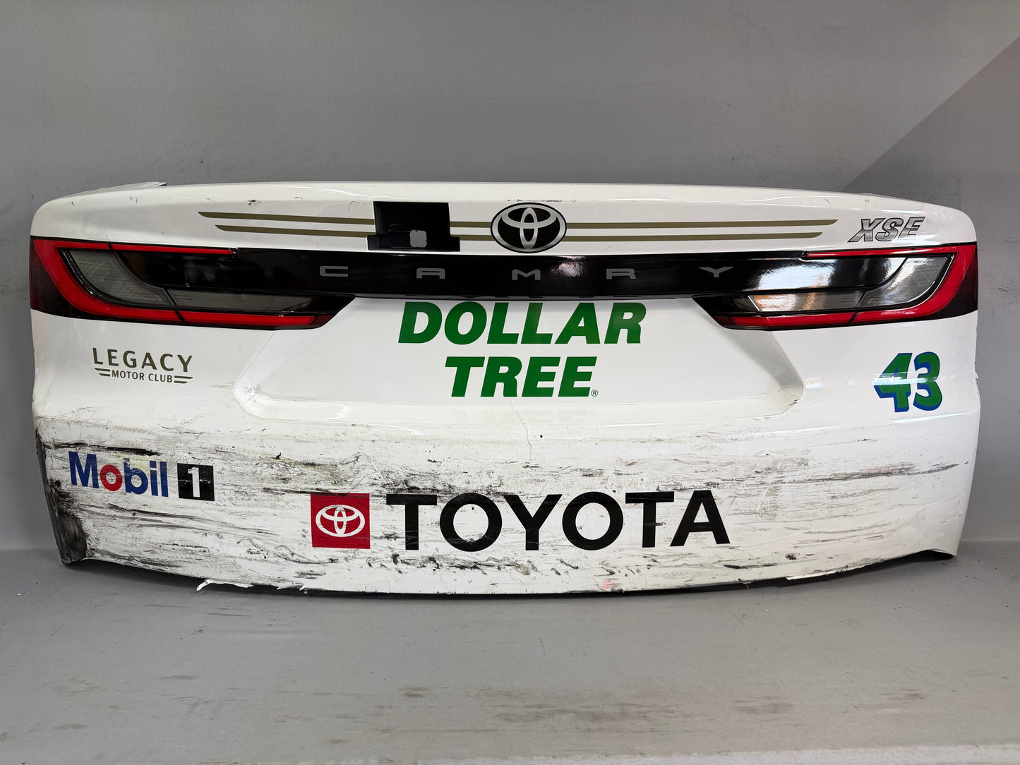 Erik Jones #43 2025 Bristol Dollar Tree Nascar Rear Bumper