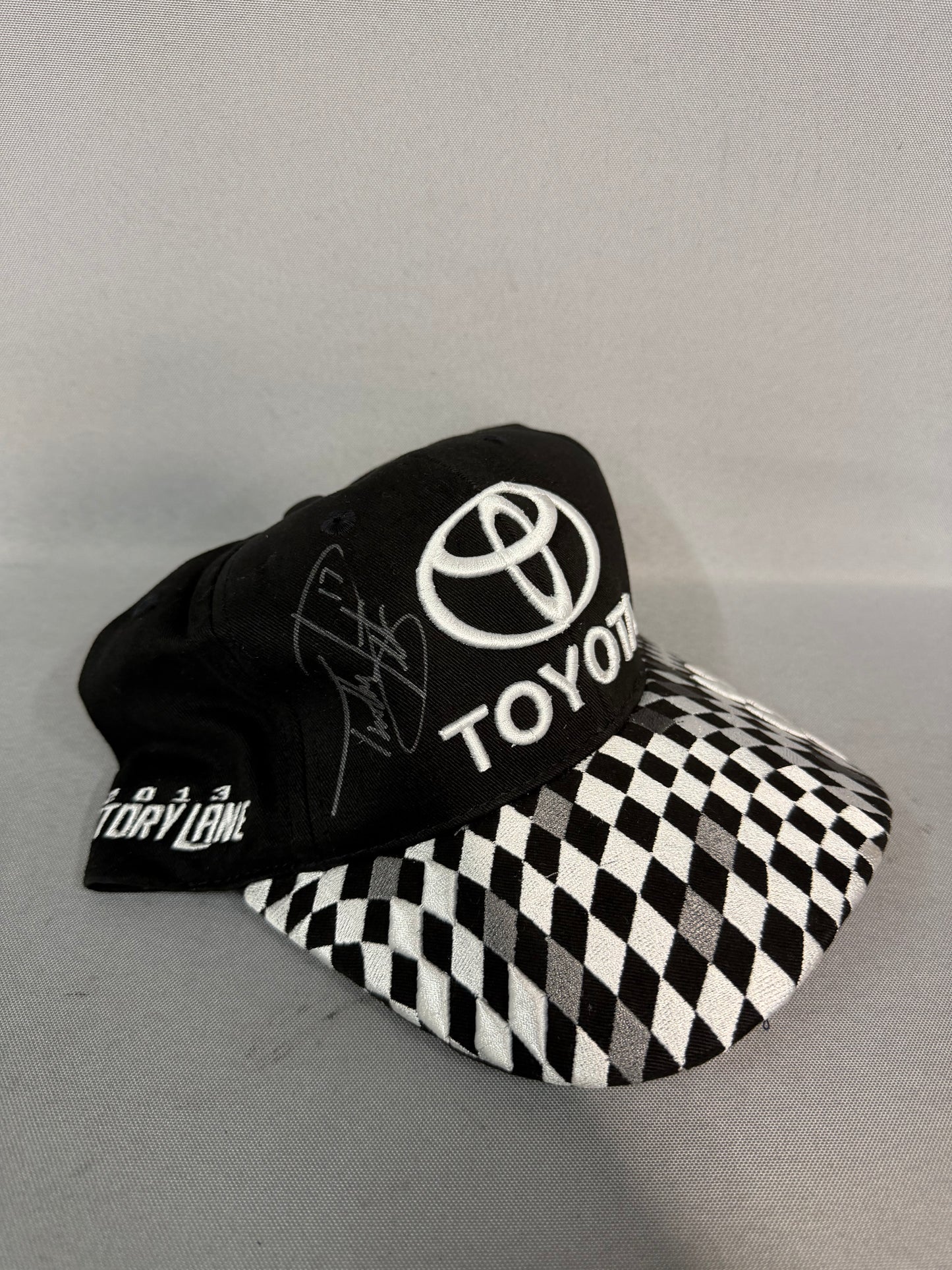 Timothy Peters #17 2013 Iowa Toyota Racing Nascar Autographed Victory Lane Hat