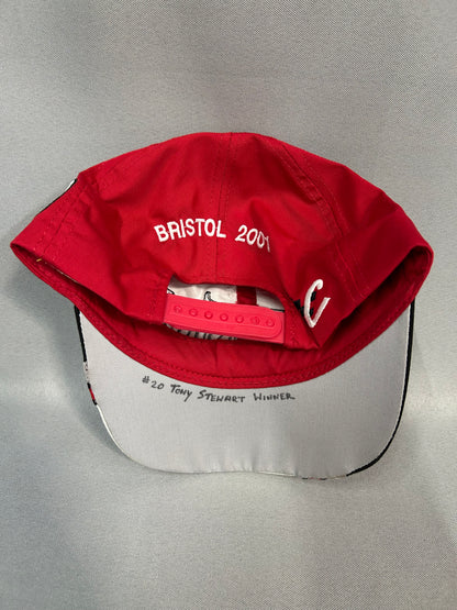 Tony Stewart #20 2001 Bristol Nascar Winston Cup Victory Lane Hat