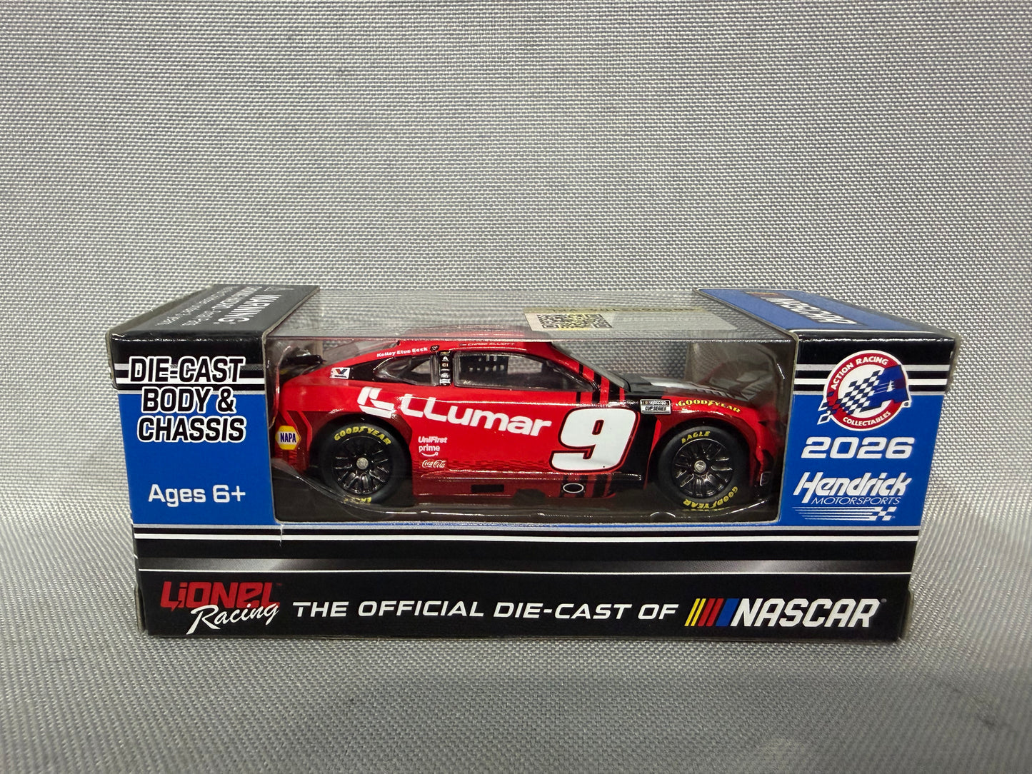 Chase Elliott #9 2026 Llumar Nascar 1/64 Diecast