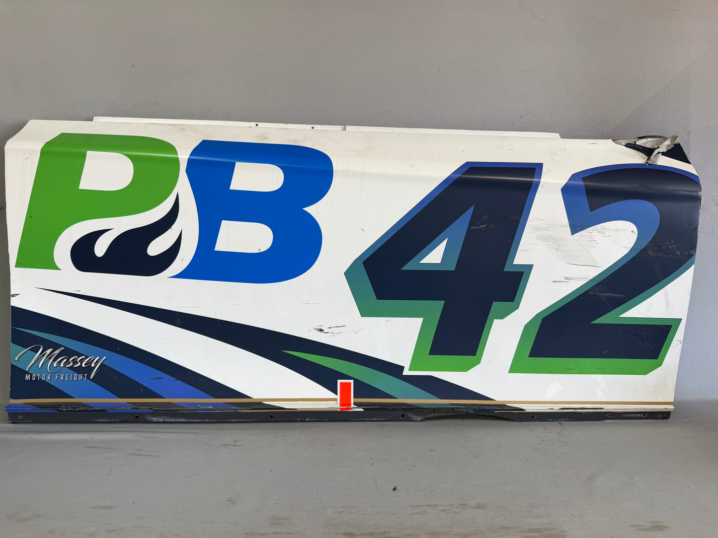 John Hunter Nemechek #42 2026 Sonoma Pye Barker Nascar Door Panel
