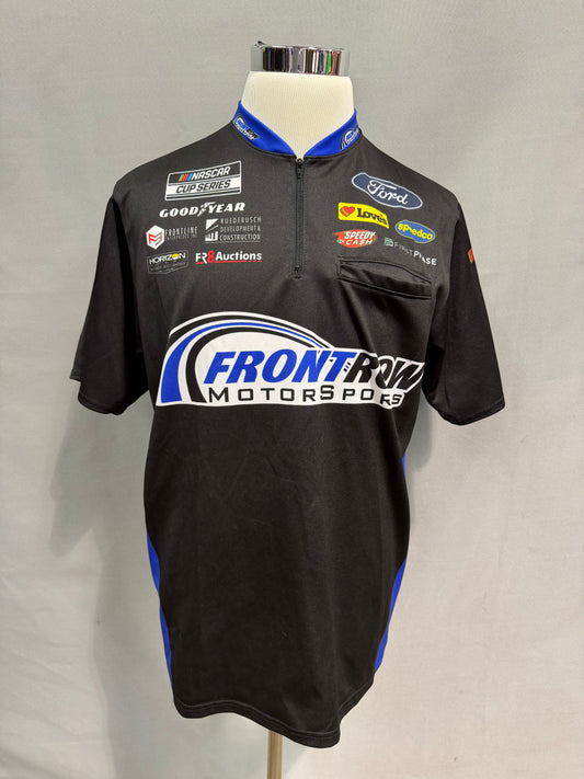 Michael McDowell #34 2022 Front Row Motorsports Nascar Crew Shirt Size Large