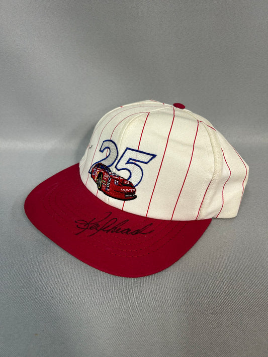 Ken Schrader #25 1995 Budweiser Autographed Nascar Hat