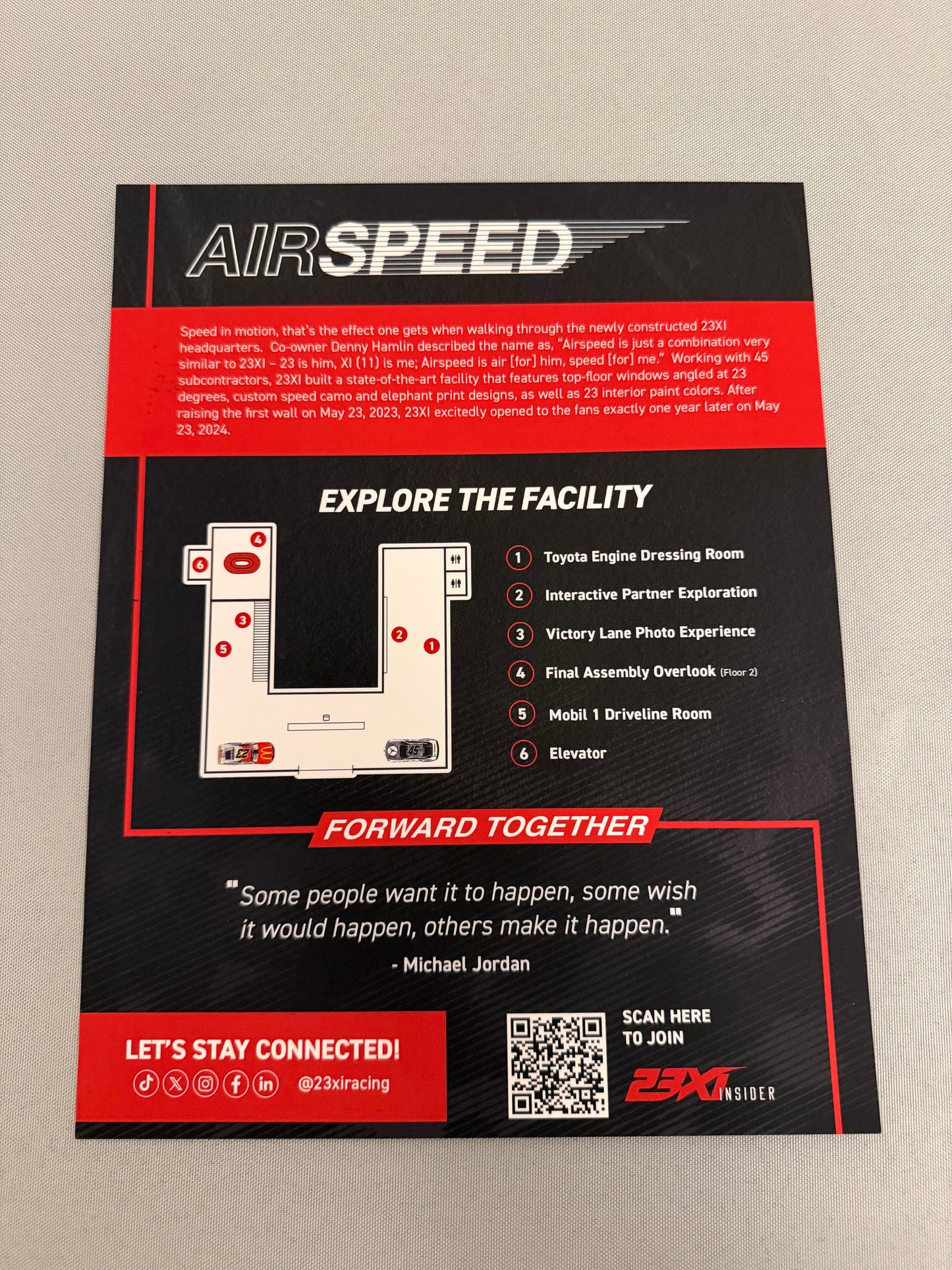 23XI Racing 2024 Airspeed Nascar Hero Card