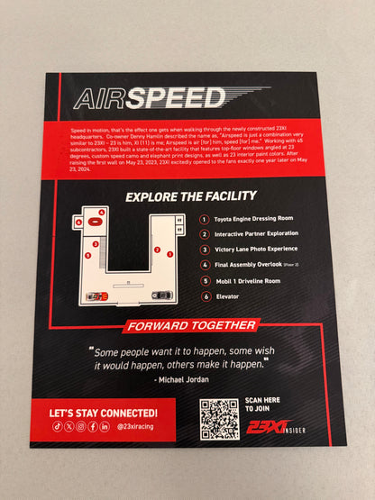 23XI Racing 2024 Airspeed Nascar Hero Card