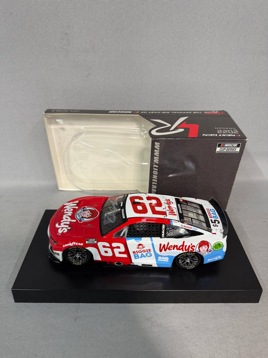 Noah Gragson #62 2022 Wendy’s Nascar Autographed Diecast