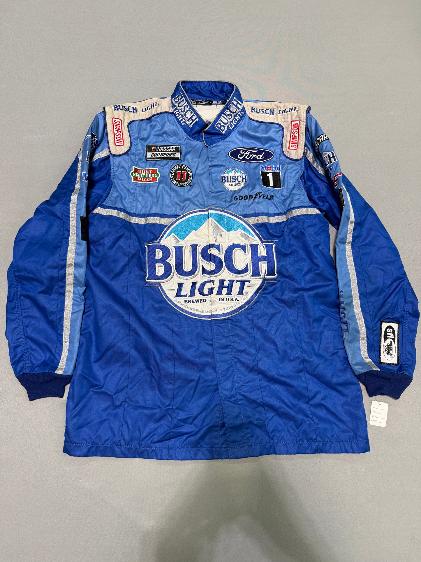 Kevin Harvick #4 Busch Light Nascar 2 Piece Crew Firesuit C-44 W-34 L-32