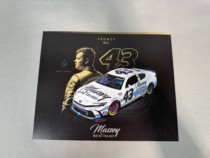 Erik Jones #43 2024 Massey Motor Freight Nascar Hero Card